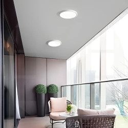 Plafón led BAEL CUP redondo 6W 480lm 6500K luz fría