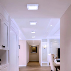 Plafón led BAEL SAND cuadrado 12W 960lm 4000K luz neutra