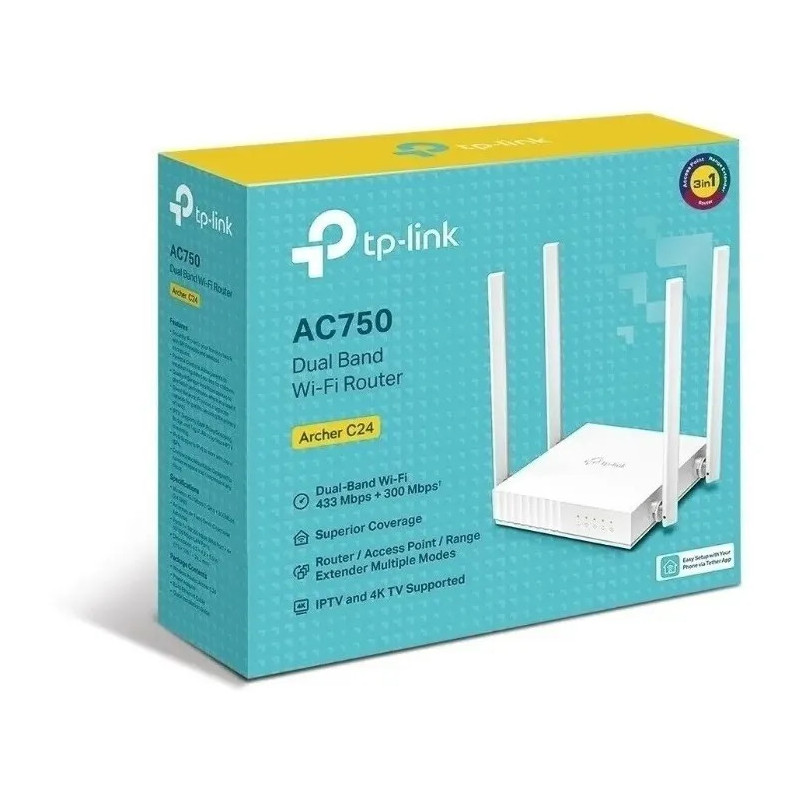 Router Wi-Fi TP LINK Archer AC750  C24