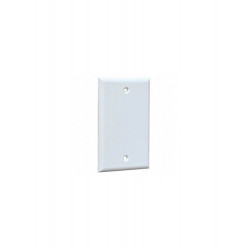 Tapa ciega SISTELECTRIC rectangular para tornillo blanco