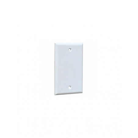 Tapa ciega SISTELECTRIC rectangular para tornillo blanco