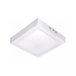 Plafón led MACROLED cuadrado 12W 1020lm 3000K luz cálida
