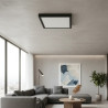 Plafón led MACROLED cuadrado 24W 2160lm 3000K luz cálida