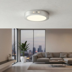 Plafón led MACROLED redondo 12W 1060lm 3000K luz cálida