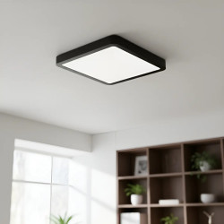 Plafón led MACROLED cuadrado 12W 1080lm 6000K luz fría