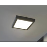 Plafón led MACROLED cuadrado 18W 1620lm 6000K luz fría