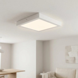 Plafón led MACROLED cuadrado 6W 520lm 3000K luz cálida