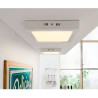 Plafón led MACROLED cuadrado 6W 520lm 3000K luz cálida