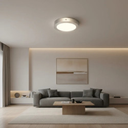 Plafon led LUCCIOLA PLASMA redondo 12w 960lm 4000k luz neutra