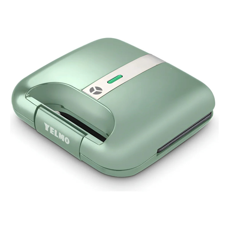 Sandwichera YELMO SW-1800 4 porciones 700W verde/blanco