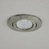 Spot CANDIL WERNER redondo de embutir para 1 luz GU10 móvil platil