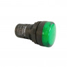 Led STECK ojo de buey verde 220vca para panel 22mm IP65