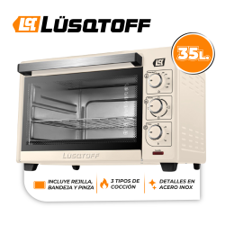 Horno Eléctrico Lusqtoff LQ-HE35C 35lt 1500W crema