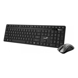 Combo teclado + mouse GENIUS KM-8216S silencioso inalámbrico