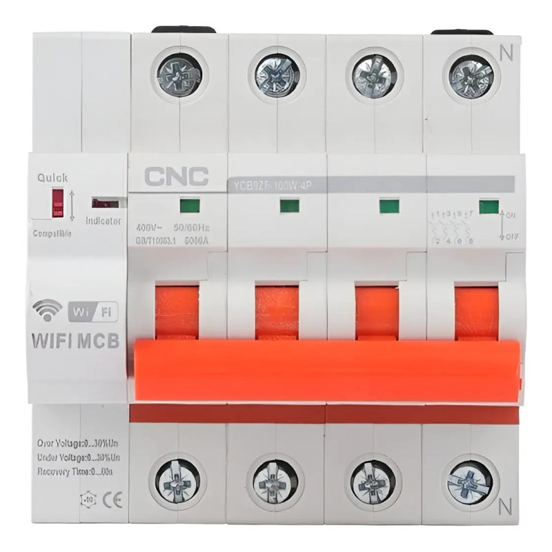 Interruptor automático CNC inteligente YCB9ZF-100W-4x40A