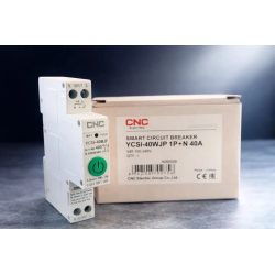 Interruptor Inteligente CNC 1P+N 40a WiFi con Medición