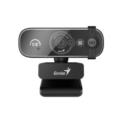 Webcam GENIUS FACECAM OPEN BLACK con reconocimiento de rostro