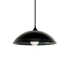 Colgante 180° ILUMINACIÓN MAIN para 1 luz E27 vidrio negro