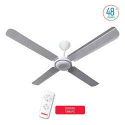Ventilador de techo LILIANA VTHB104R 48' 65W 4 paletas metálicas blanco
