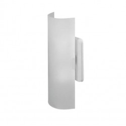 Difusor FERROLUX ROMA tipo tubo para 2 luces E27 blanco
