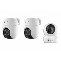 Combo de cámaras Ezviz smart: 2 camaras H8C + 1 camara C6N