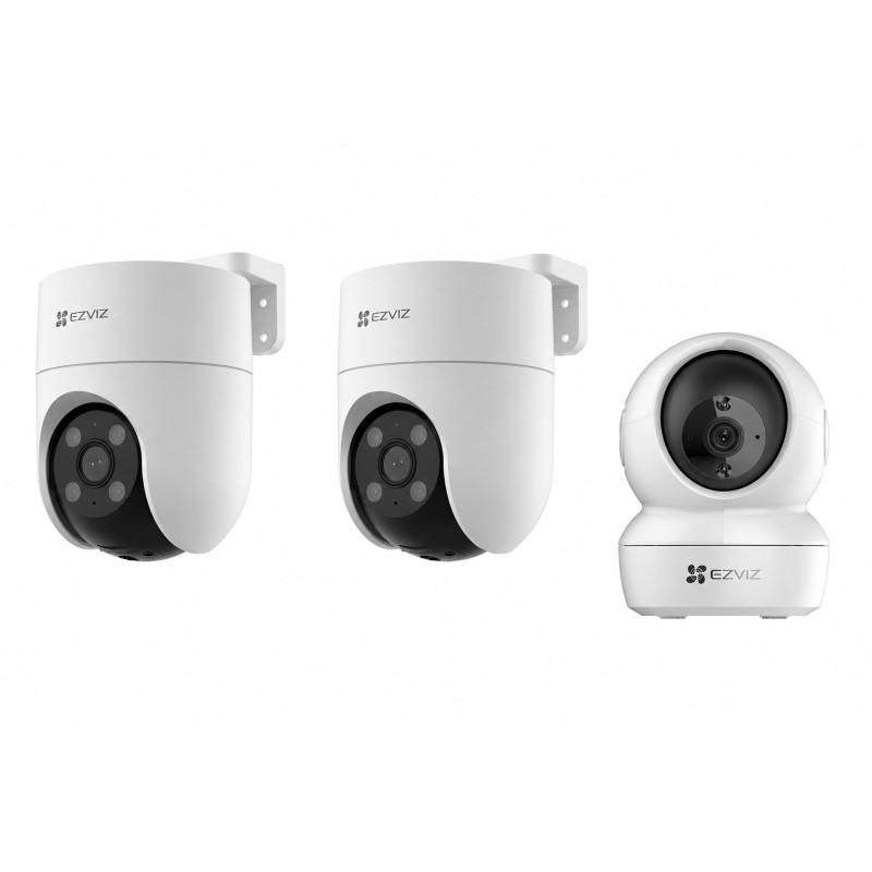 Combo de cámaras Ezviz smart: 2 camaras H8C + 1 camara C6N