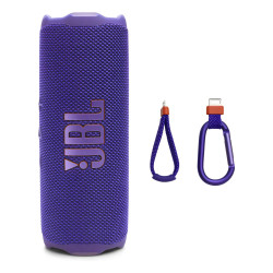 Parlante JBL FLIP 7 purpura bluetooth portátil resistente al agua