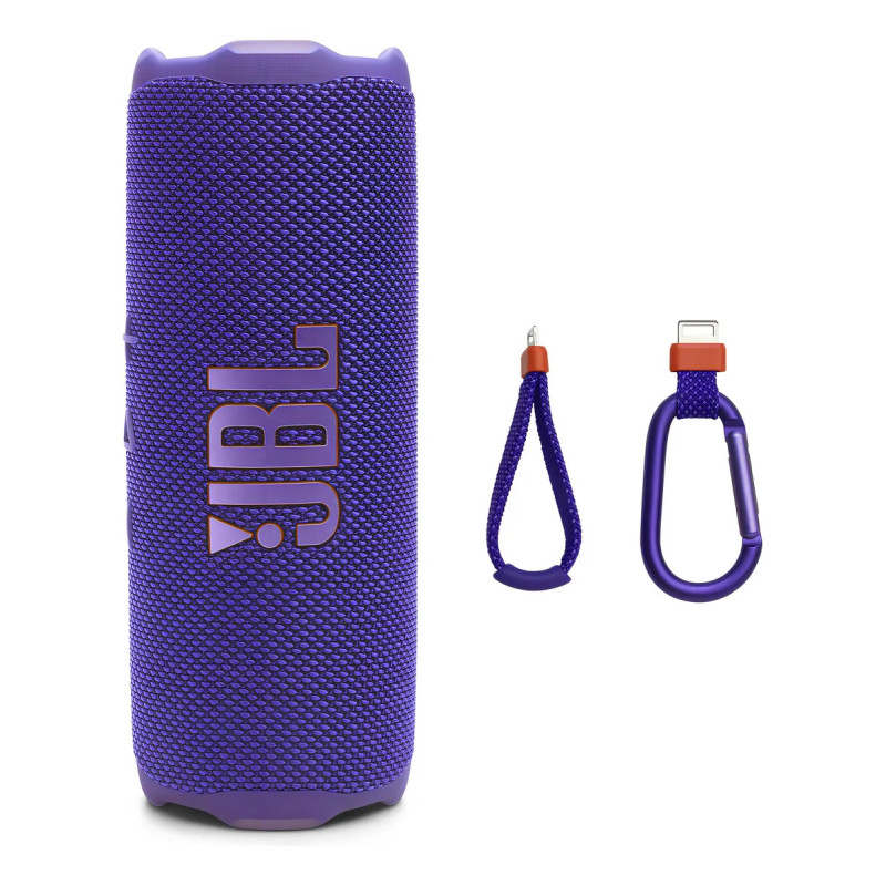 Parlante JBL FLIP 7 purpura bluetooth portátil resistente al agua