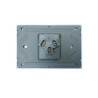 Conjunto armado MACROLED MONACO 1 toma polarizado combinado 10a 250vca gris