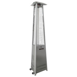 Calefactor exterior LUSQTOFF JK-1010 Pirámide 10000 Kcal acero inoxidable