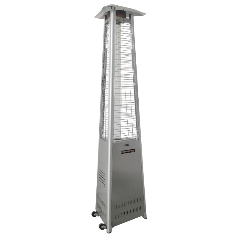 Calefactor exterior LUSQTOFF JK-1010 Pirámide 10000 Kcal acero inoxidable