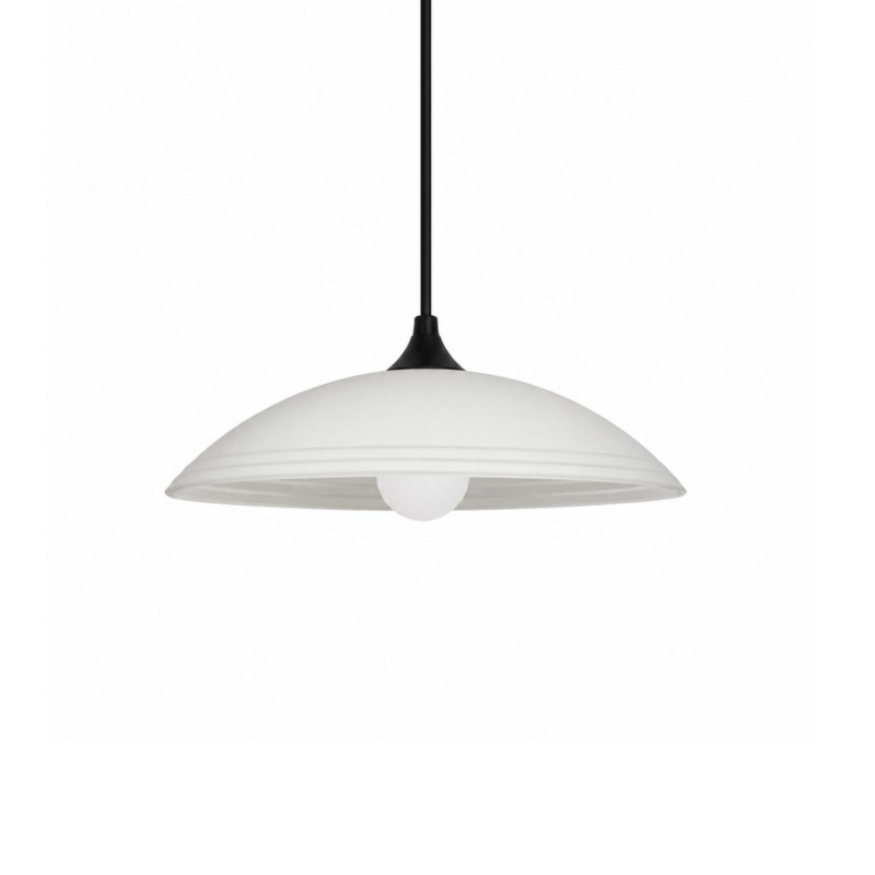 Colgante 180° ILUMINACIÓN MAIN para 1 luz E27 vidrio negro
