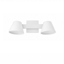 Aplique SAN JUSTO OSTENDE cabezal cónico orientable 2 luces GU10 blanco