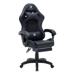 SILLA GAMING NEGRO CON APOYA PIES NM-SG905 NETMAK