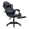 SILLA GAMING NEGRO CON APOYA PIES NM-SG905 NETMAK