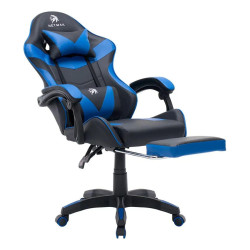 SILLA GAMING AZUL CON APOYA PIES NM-SG905-B NETMAK