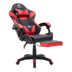 SILLA GAMING ROJO CON APOYA PIES NM-SG905-R NETMAK