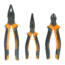 Juego de 3 pinzas crv LUSQTOFF L4235
