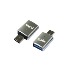 ADAPTADOR USB TIPO C MACHO A USB 3.0 HEMBRA NS-ADUCU30 NISUTA