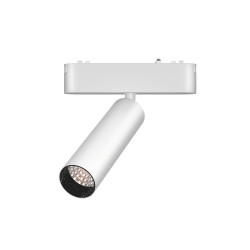 Cabezal magnético móvil MACROLED SKYLINE para riel DC48V 24° 7W 2700K luz cálida blanco