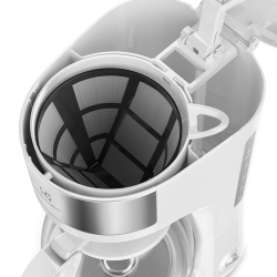 Cafetera de filtro ELECTROLUX ECM21 1,2 litros 750W blanco y acero inoxidable