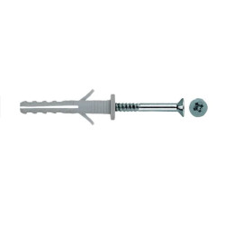 Taco FISCHER S8C de nylon con clavo tornillo 40x8mm