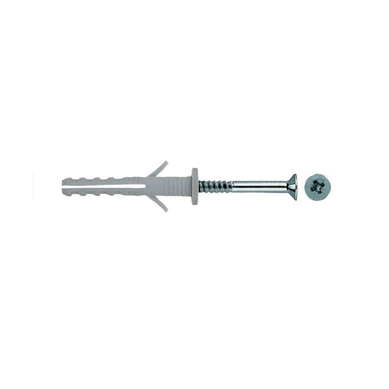 Taco FISCHER S8C de nylon con clavo tornillo 40x8mm