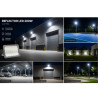 Reflector led TBCin IP65 200W 16000lm 6000K luz fría con lupa policarbonato