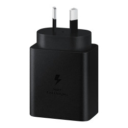 Cargador de pared SAMSUNG 45W carga rápida original con cable negro