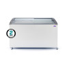 Freezer exhibidor INELRO FIH 400 PI PLUS tapa vidrio curvo 392 Litros
