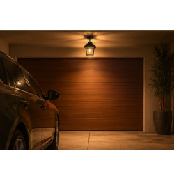 Colgante BOALUZ COLONIAL para 1 luz E27 negro