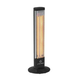 Calefactor vertical WHITENBLACK Infrarrojo 1200W cuarzo