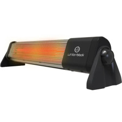 Calefactor piso pared WHITENBLACK infrarrojo 600/1200 Watts cuarzo