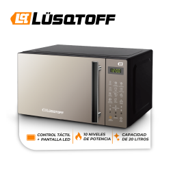 Microondas digital LUSQTOFF 20 Litros 700W negro
